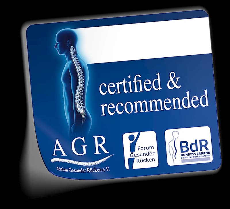Official German AGR Medical Approval Seal for Schmalz