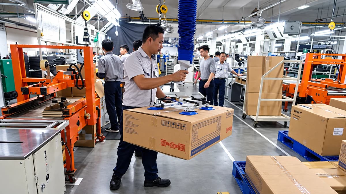 Transfer Up to 350 Boxes per Hour with Zero Back Bending