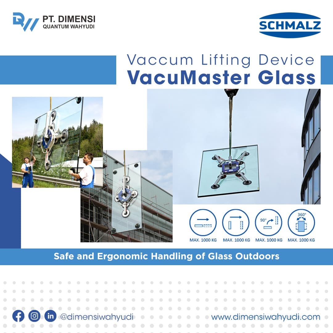 VacuMaster Glass: Solusi Pengangkatan Kaca yang Aman dan Ergonomis untuk Luar Ruangan