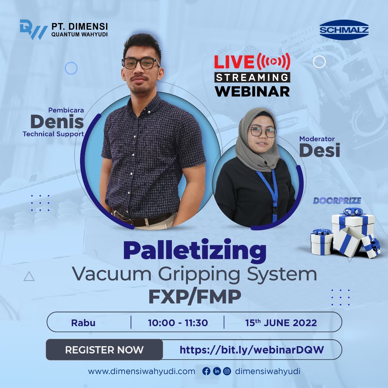 Palletizing Process – Vacuum Gripping System FXP/FMP – Industrial Webinar 2022