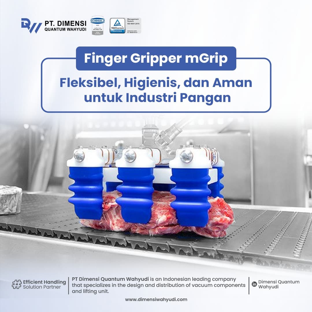 Finger Gripper mGrip: Fleksibel, Higienis, dan Aman untuk Industri Pangan